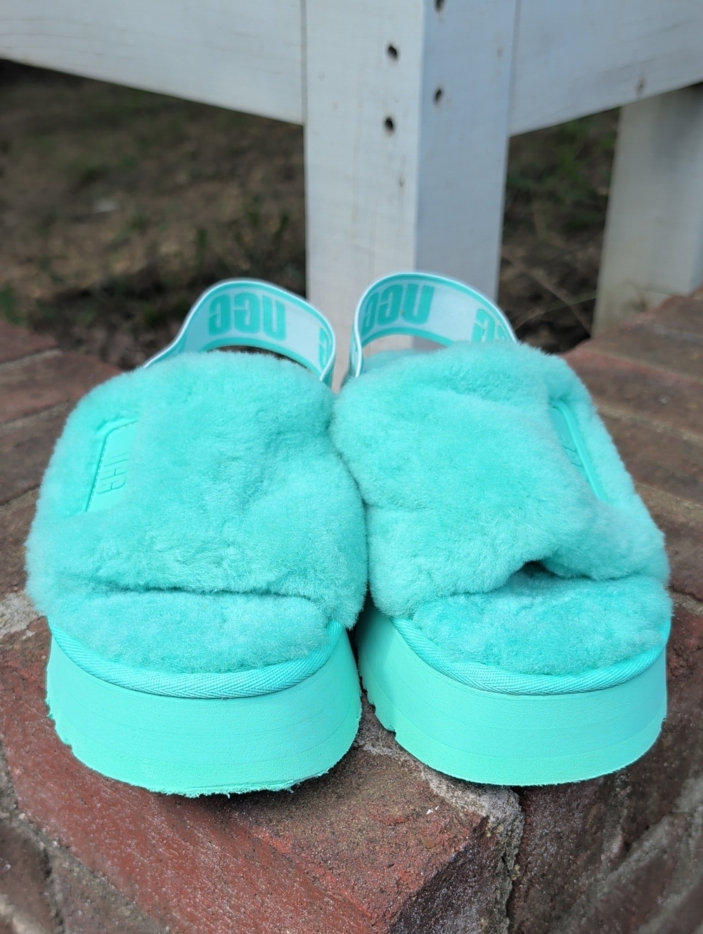 UGG Tide Pool Disco Slide Slingback Flatform Sandal Size 6